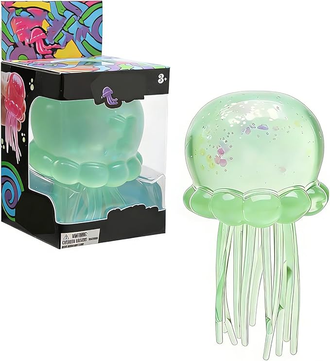Nedoh Jellyfish,Jelly Fish Squishy,Squishy Fidget Toys,Slow Rising Sensory for Anxiety Stress Party Favors Purple