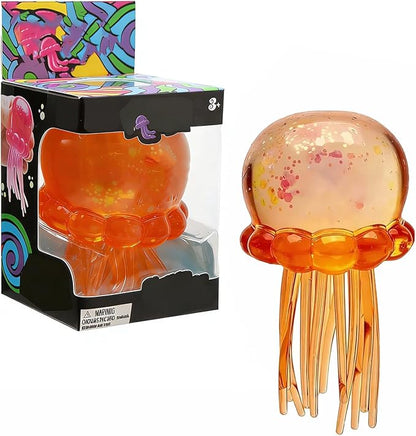 Nedoh Jellyfish,Jelly Fish Squishy,Squishy Fidget Toys,Slow Rising Sensory for Anxiety Stress Party Favors Purple