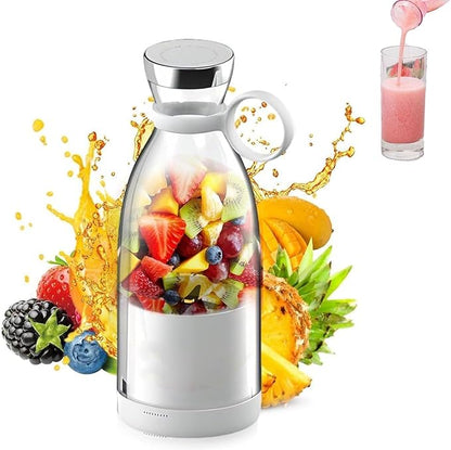 Portable Blender For Milkshakes Smoothies Fresh Juice Quick Charging Travel Cup USB-C With Lid Personal Blender Rechargeable For Gym Travel